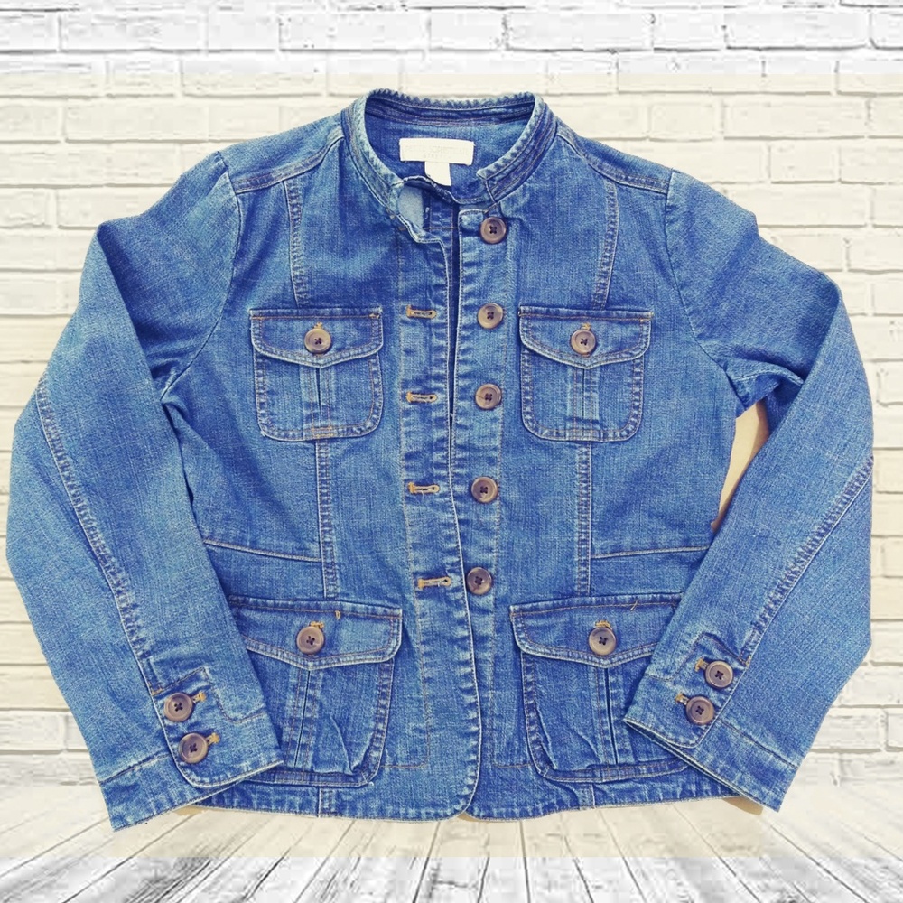 Petite Sophisticate Jean Jacket
